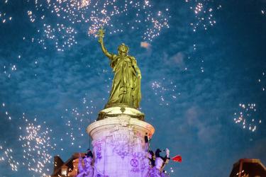 FRANCE - SOCIAL - RALLY AFTER LEFT S VICTORY ON SECOND ROUND PARLIAMENT ELECTIONS