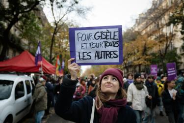 FRANCE - SOCIAL - DEMONSTRATION AGAINST VIOLENCE TOWARDS WOMEN