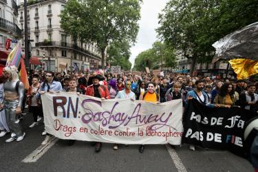 FRANCE - SOCIAL - DEMONSTRATION AGAINST THE FAR RIGHT
