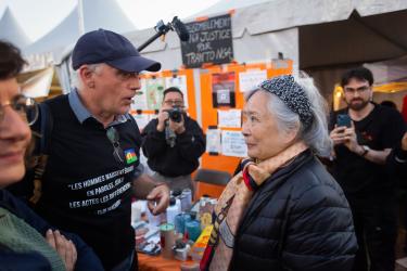 FRANCE - POLITICS - NPA STAND AT THE FETE DE L HUMANITE
