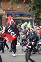FRANCE - TOULOUSE - MANIFESTATION DE SOUTIEN AU PEUPLE PALESTINIEN - AUTRES DRAPEAUX.