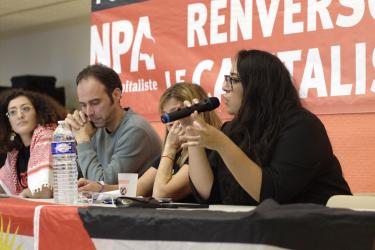 FRANCE - RAMONVILLE - FETE ANTICAPITALISTE - DEBAT LES QUARTIERS POPULAIRES FACE A LA MONTEE DE L'EXTREME-DROITE