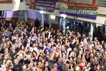 FRANCE - RAMONVILLE - FETE ANTICAPITALISTE - CONCERT - PUBLIC DES FATALS PICARDS