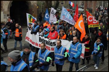 Manifestation contre la réforme des retraites 19 janvier