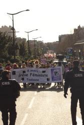 FRANCE - TOULOUSE - MANIFESTATION DU 8 MARS - CORTEGE DE TETE