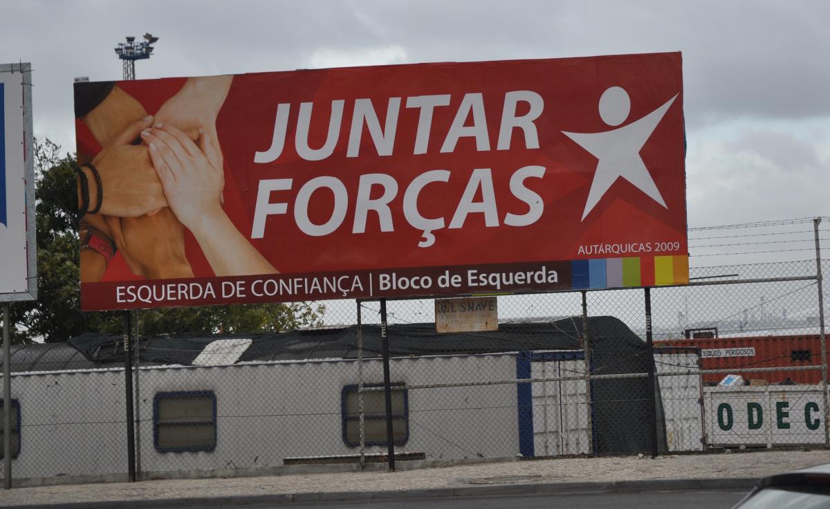 Affiches électorales du Bloco de Esquerda