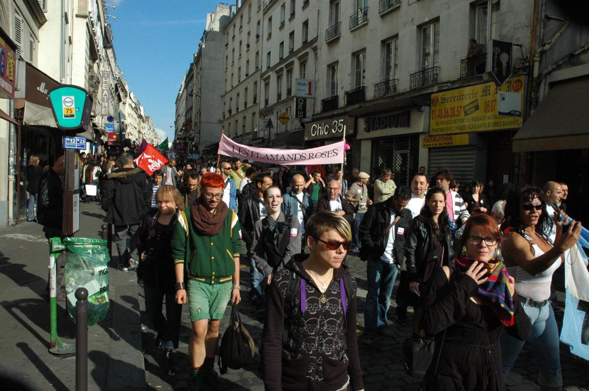 GAYS marcheur EXISTRANS