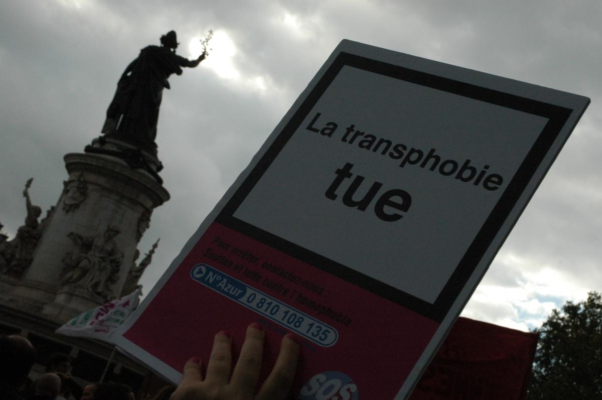 GAYS affiche La Transphobie Tue