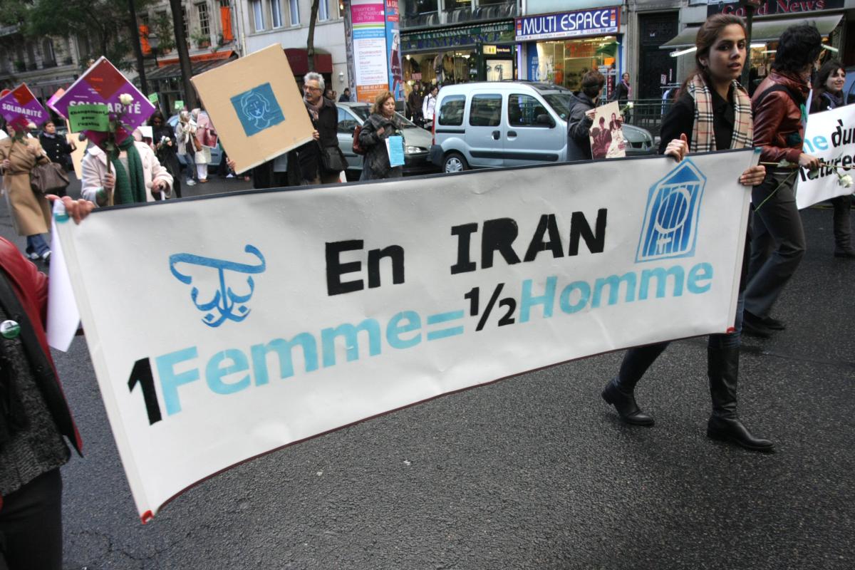 En Iran 1 femme = 1/2 homme