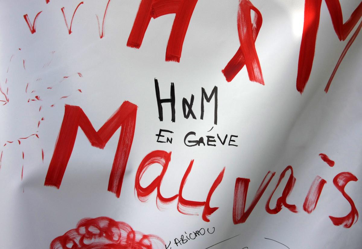 H et M en grève