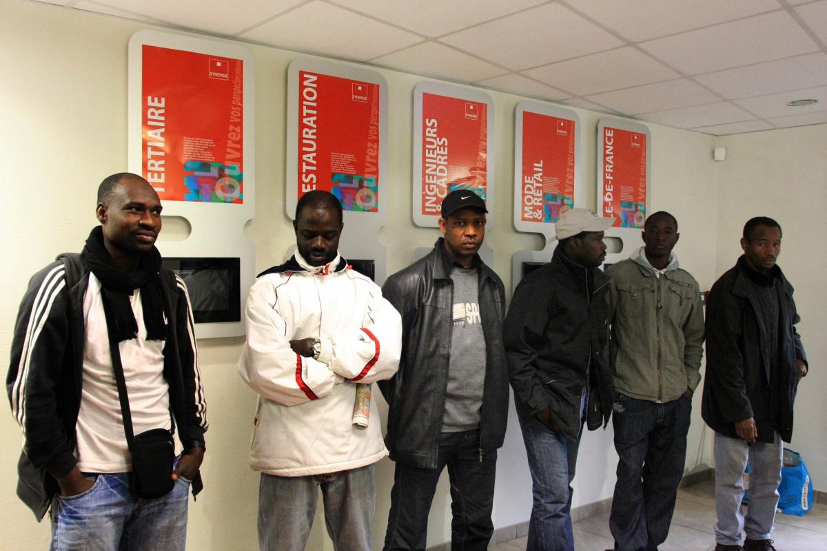 occupation de l'agence d'intérim