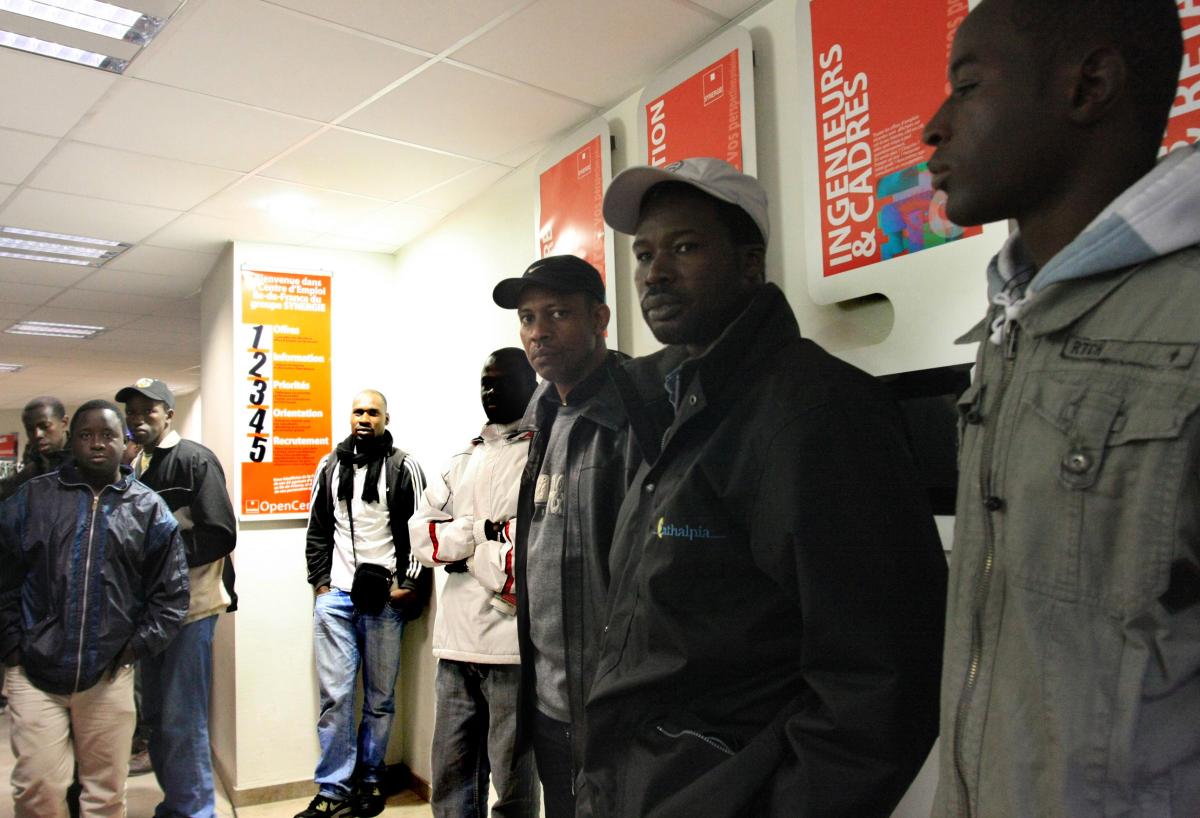 occupation de l'agence d'intérim