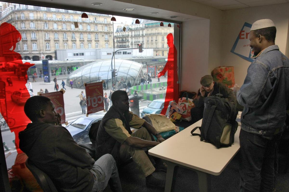 occupation de l'agence d'intérim
