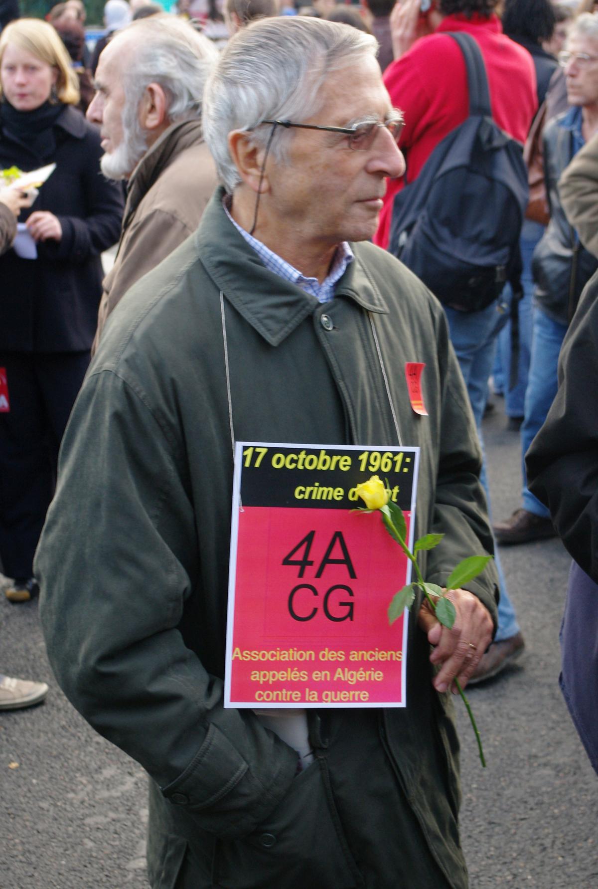 un membre de l'association des anciens appelés