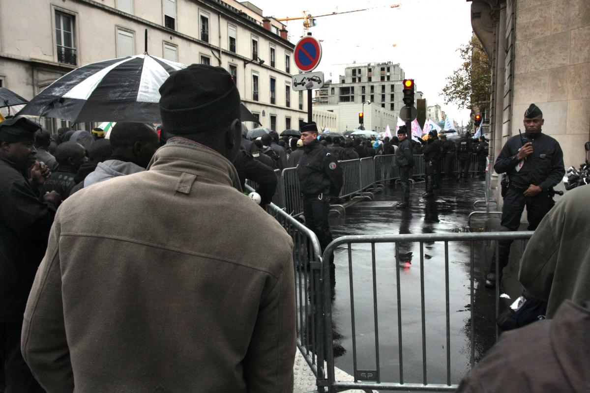 Le siège de l'OIT protégé par la police