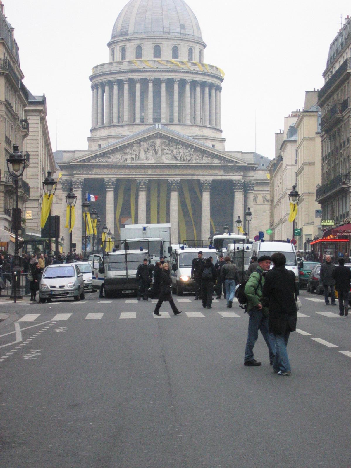 Mouvement contre le CPE. Manifestation parisienne du 21 mars.