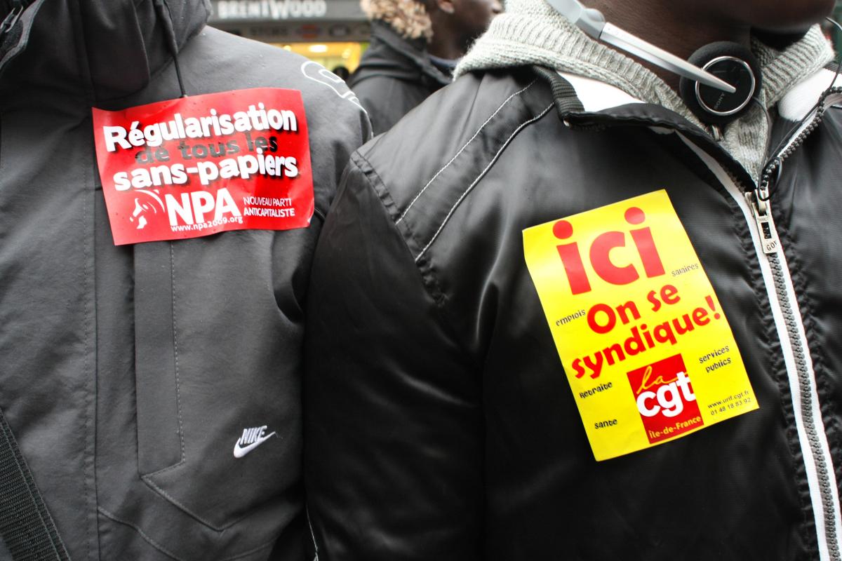 Autocollants NPA et CGT