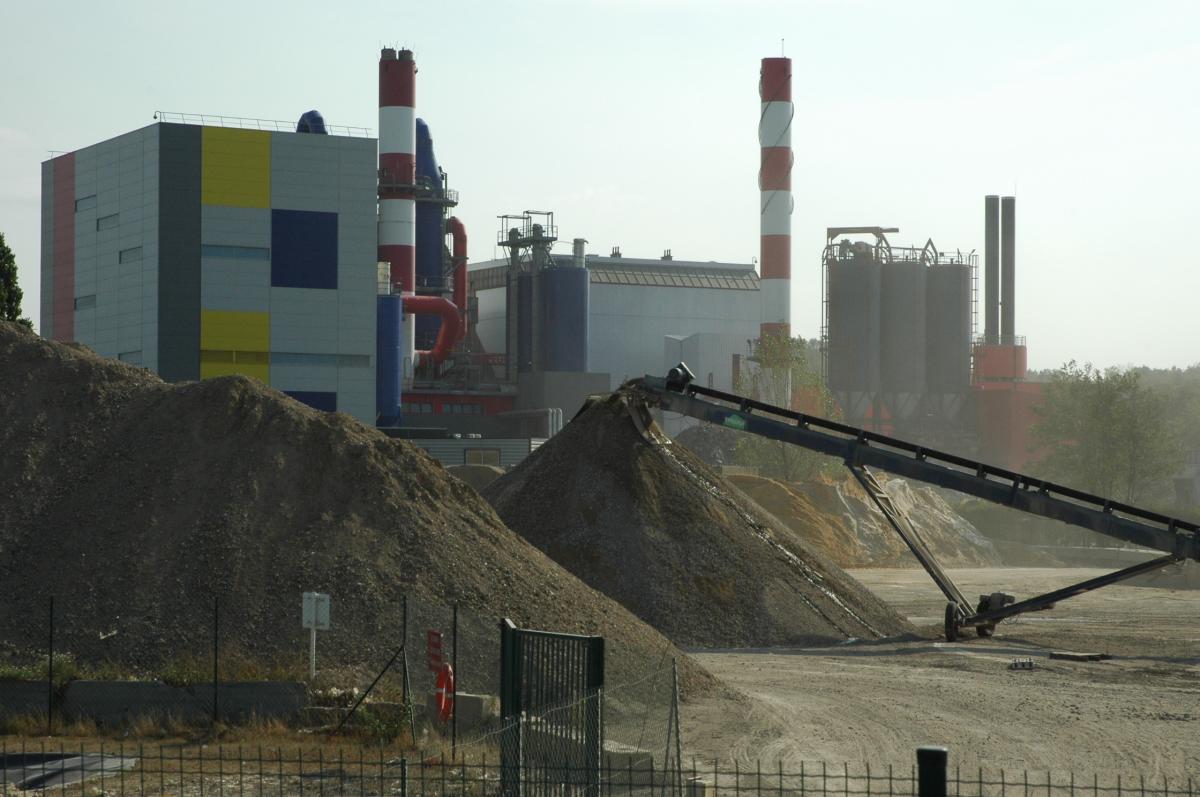 Ecologie usine de recyclage de matériaux