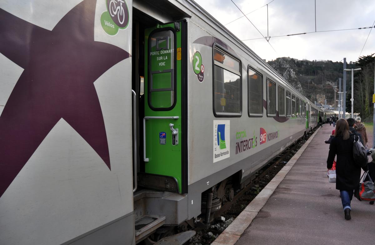 Corail intercités avant le départ