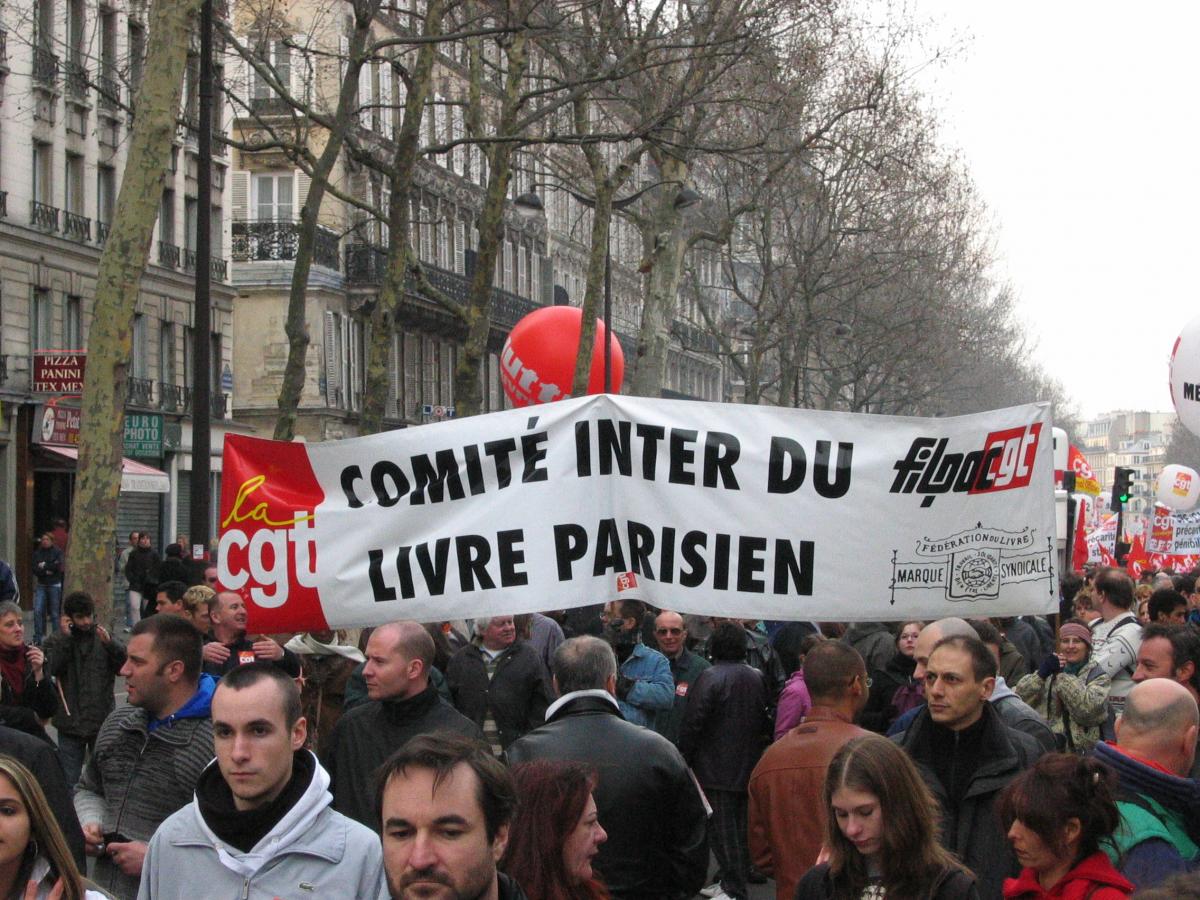 Mouvement contre le CPE. Manifestation parisienne du 4 avril.