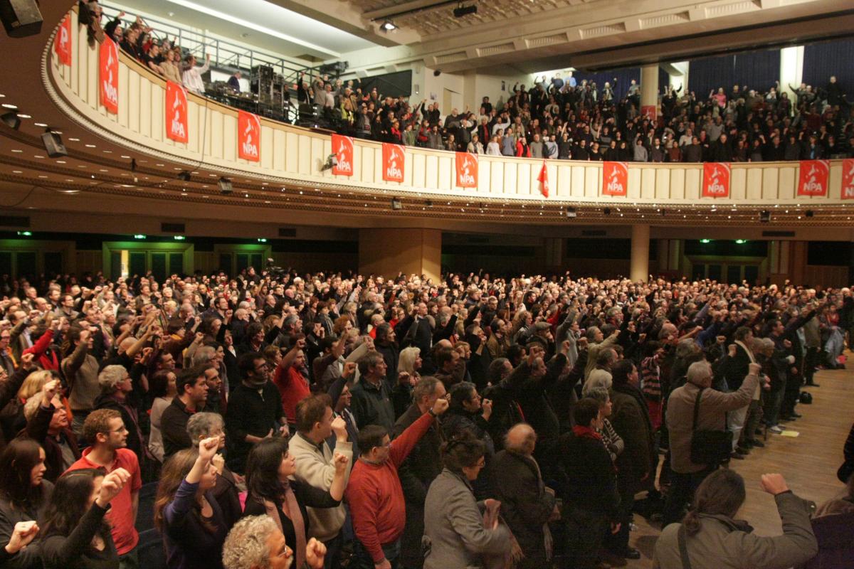 la salle de la Mutualité pleine