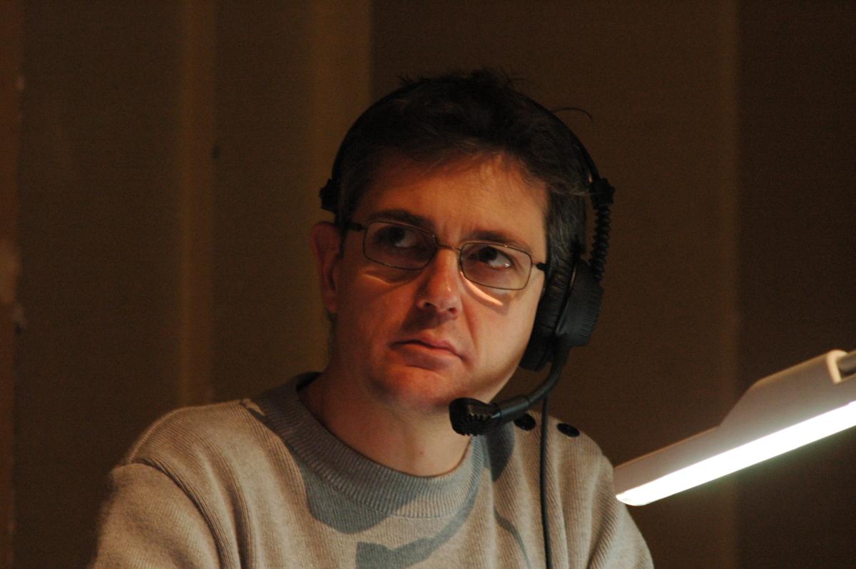 Portrait du dessinateur satirique CHARB (de Charlie Hebdo)