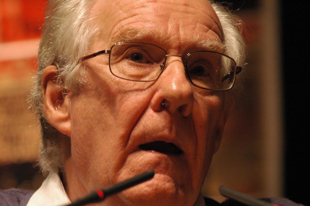 Portrait Alain BADIOU philosophe.