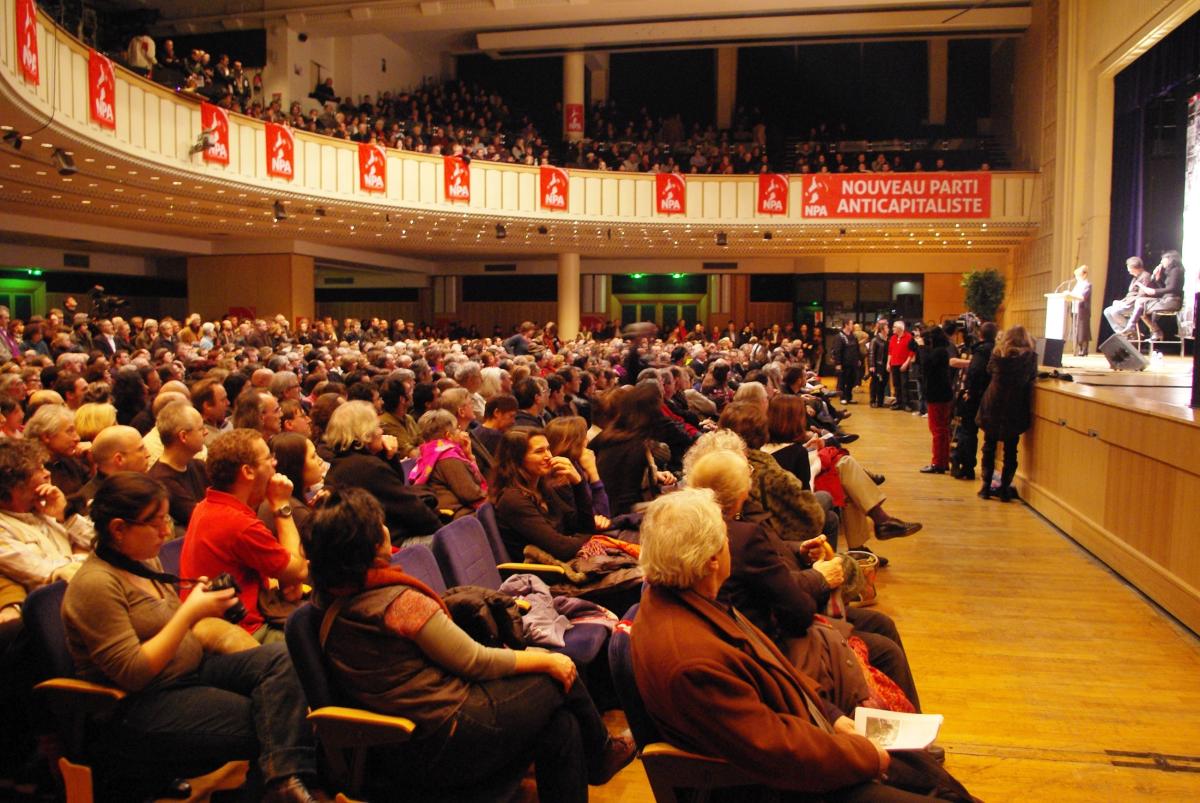 la salle pleine de la Mutualité