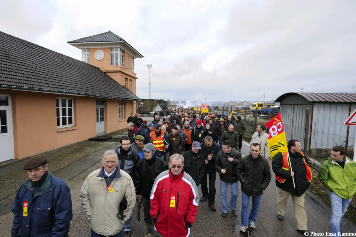 Cheminot-es en lutte 03 02 2010