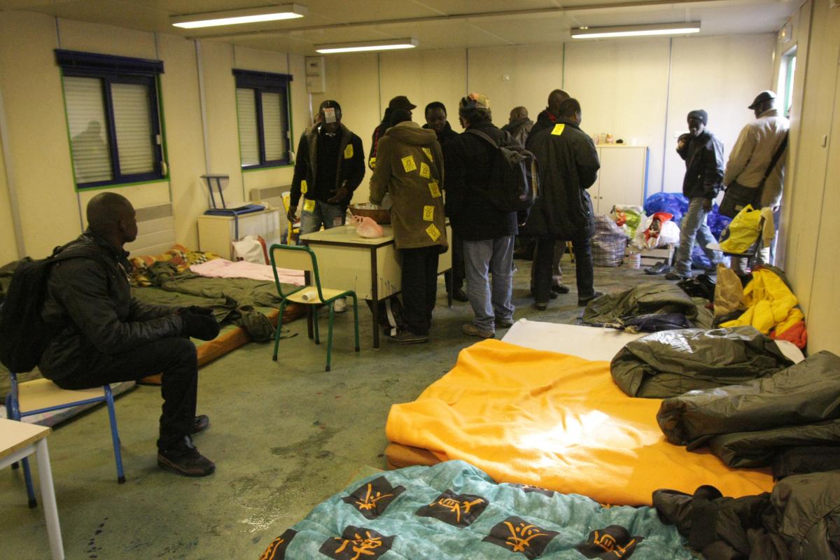 le bungalow provisoire pour accueillir les expulsés