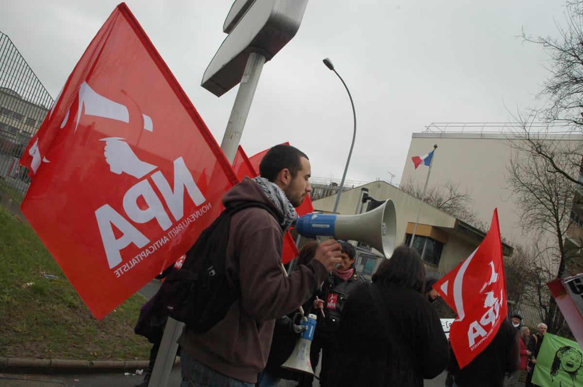 Drapeau Npa à la maison d'Arrêt et Hôpital Pénitentiaire de FRESNES.