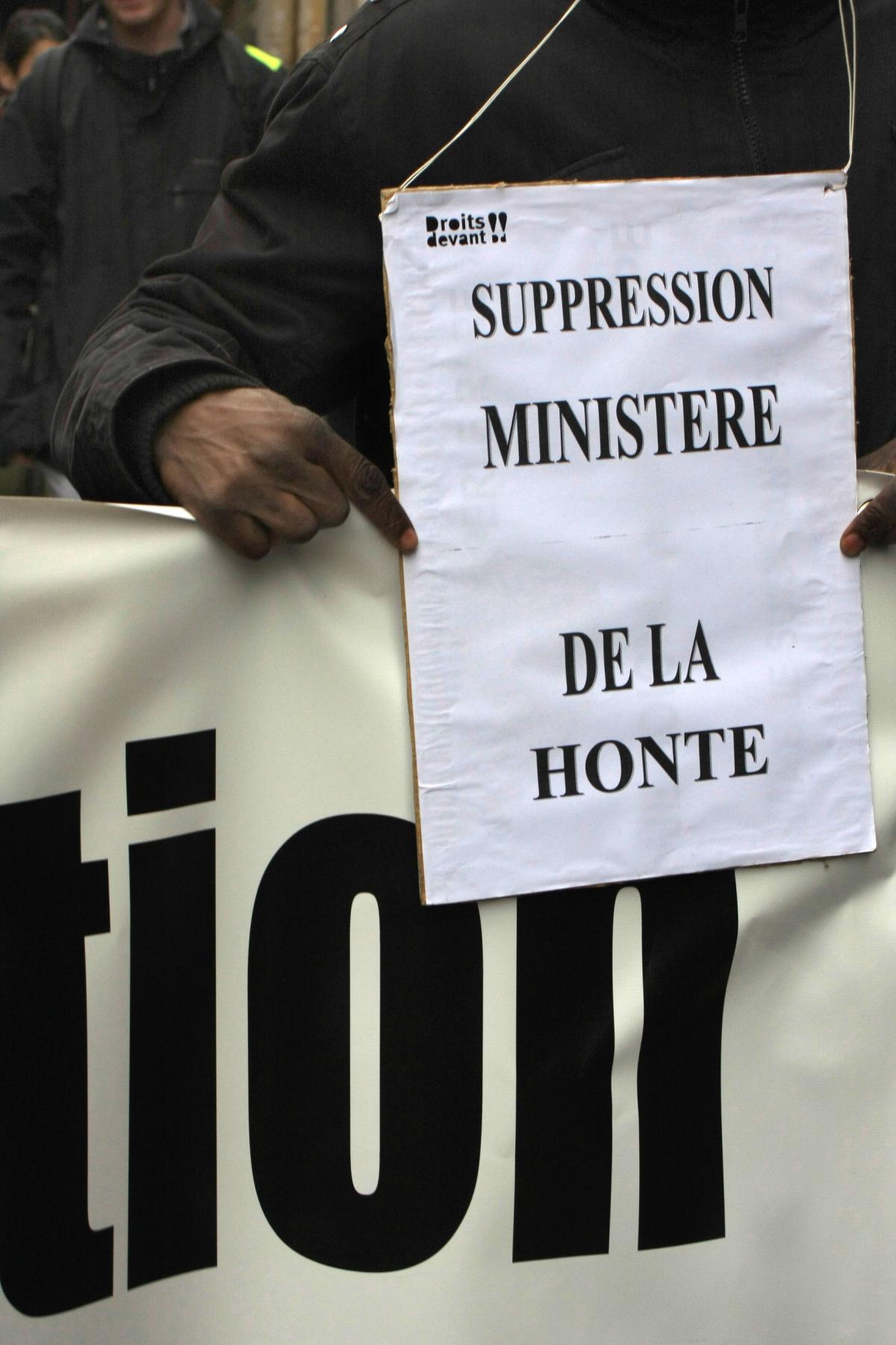 suppression ministère de la honte
