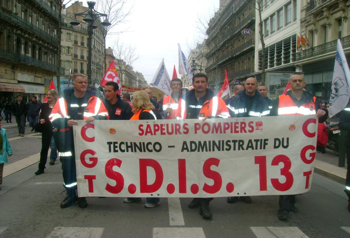 banderole SAPEURS POMPIERS