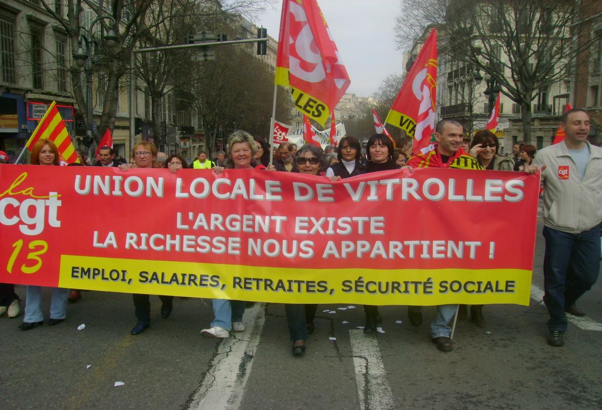 banderole UNION LOCALE DE VITROLLES