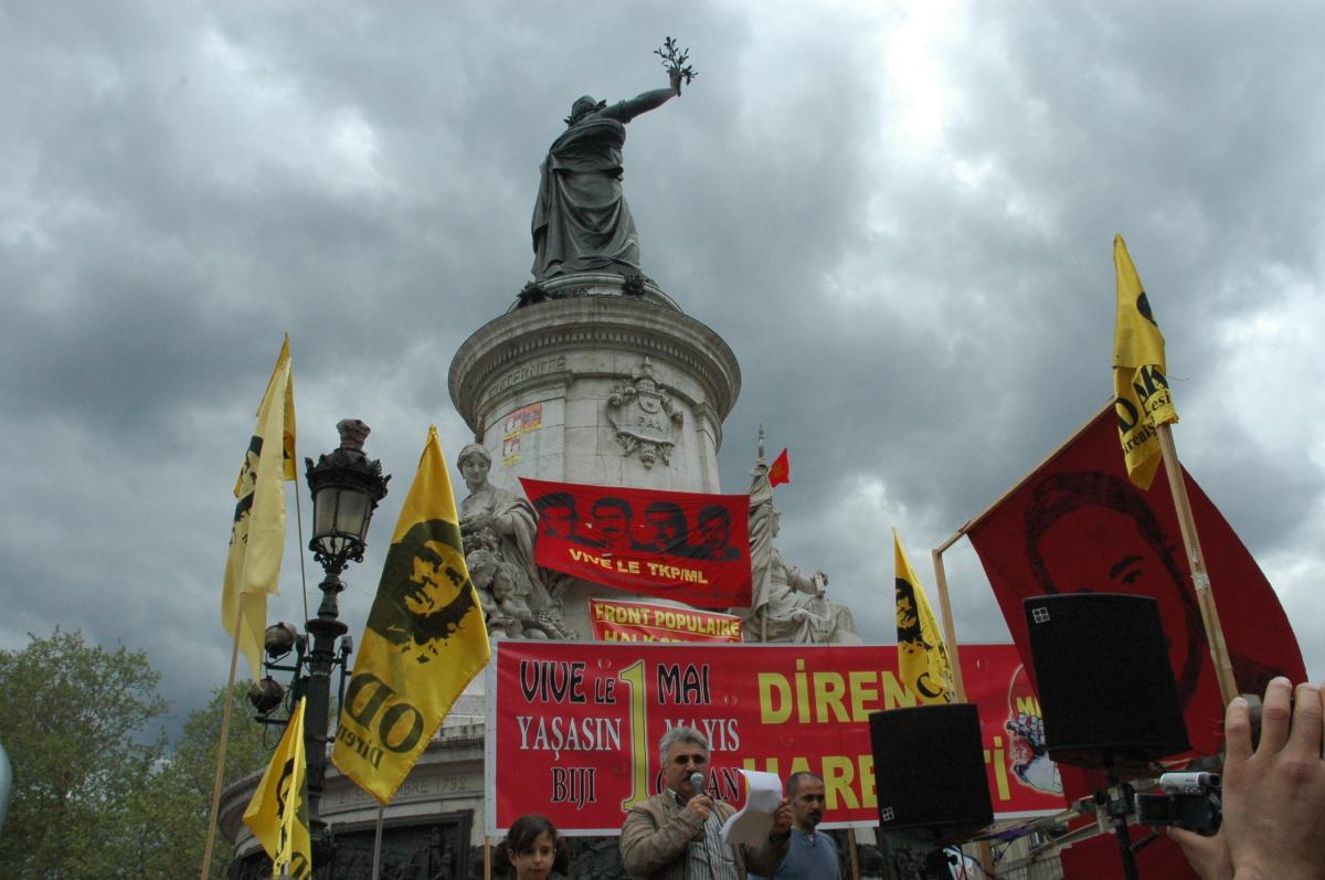 Place de la République Paris 1er Mai.