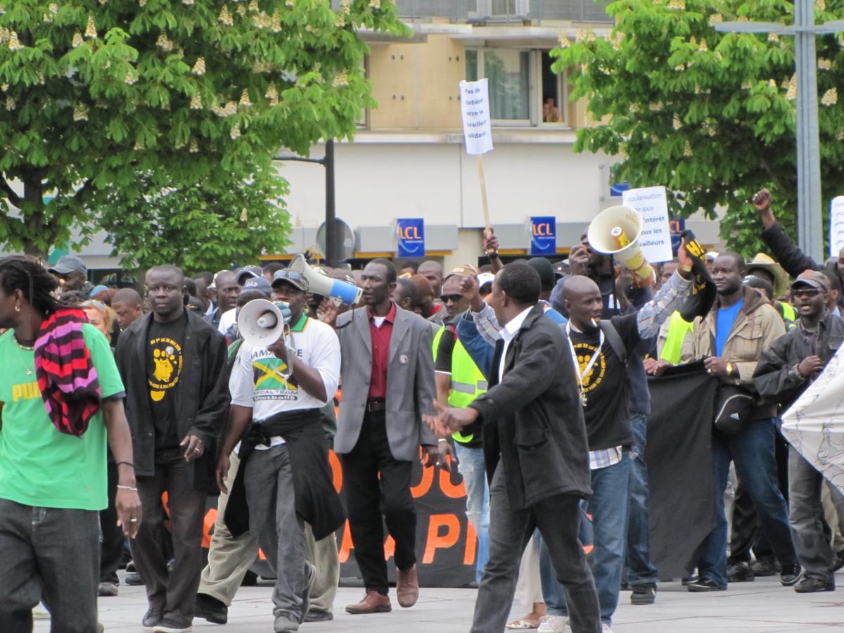 Arrivée des sans-papiers