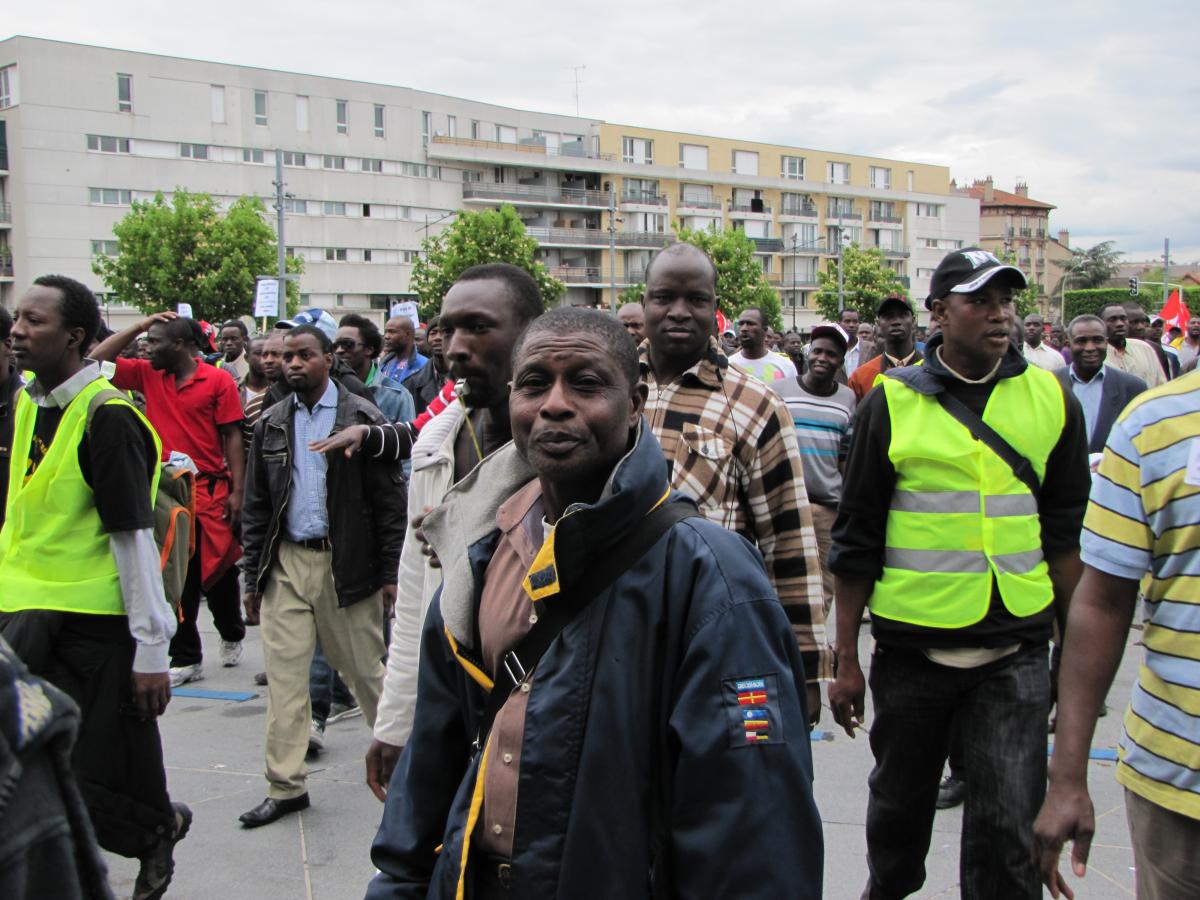 Arrivée des sans-papiers