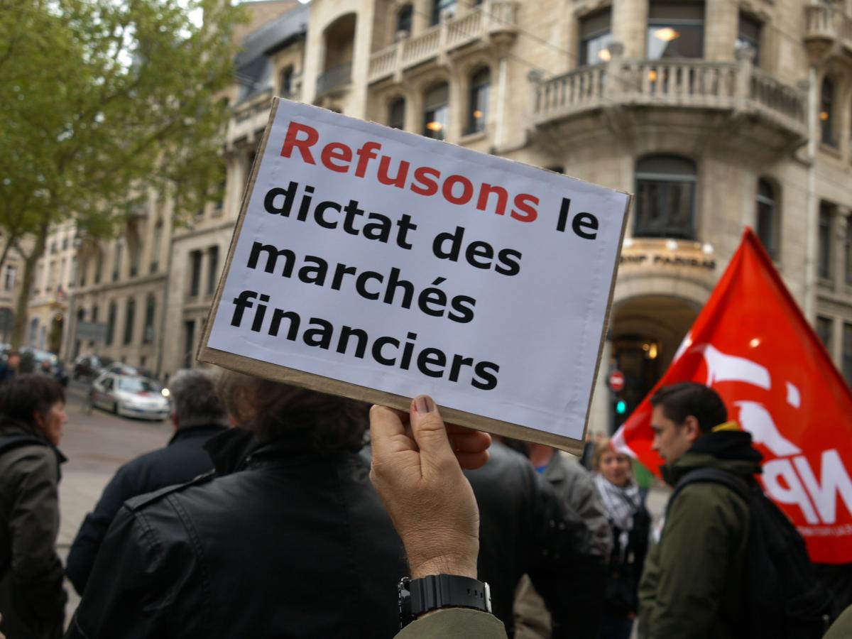 Refusons le dictat des marchés financiers