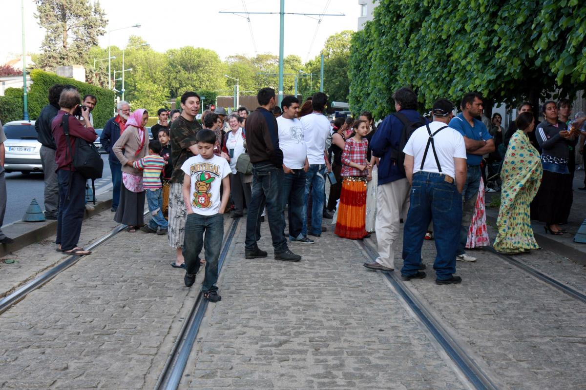 blocage du tram