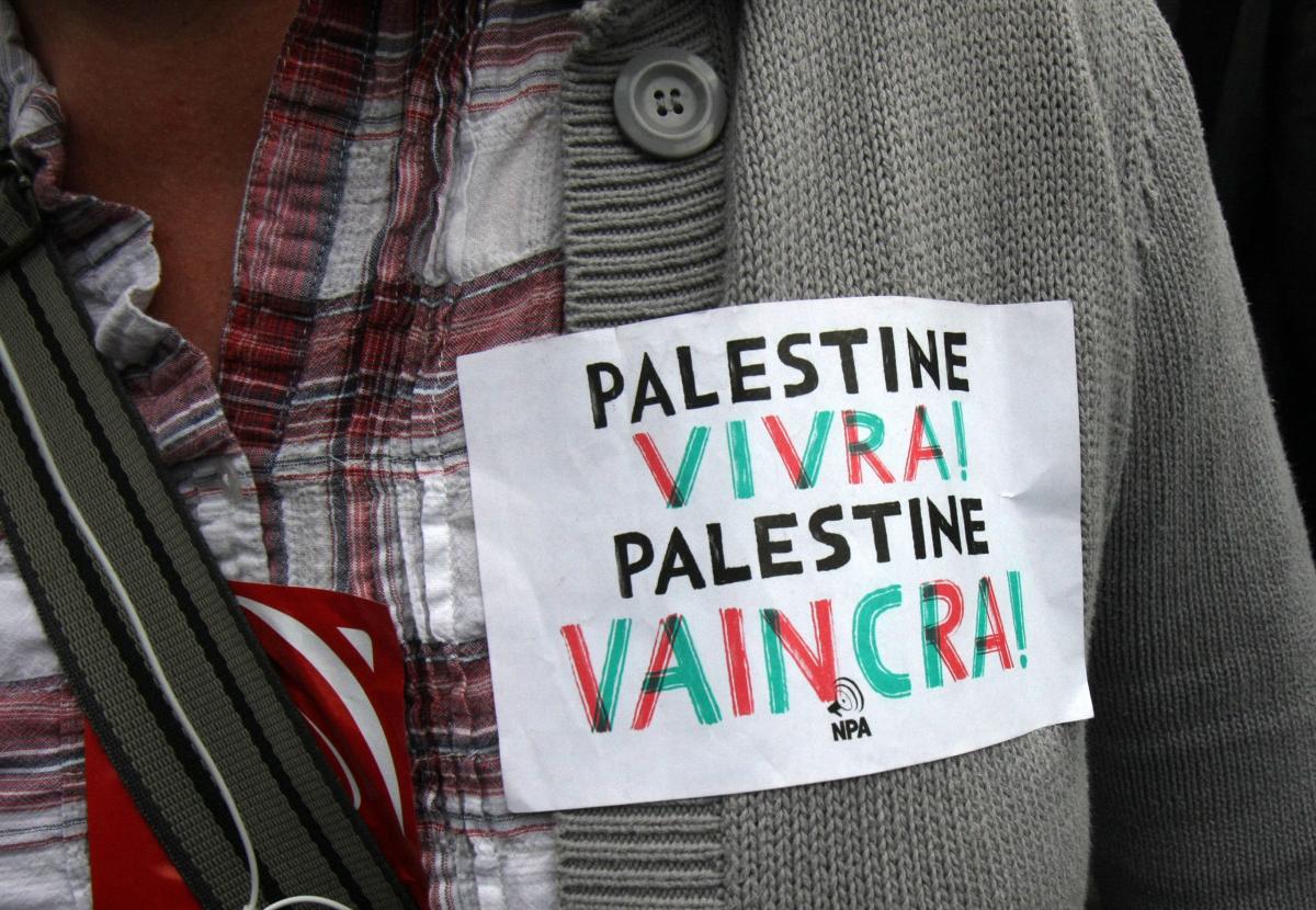 autocollant NPA palestine vivra palestine vaincra