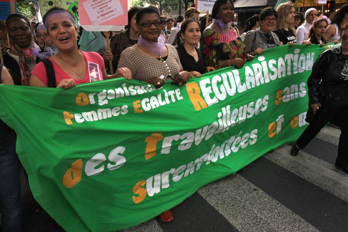 cortège femmes sans-papiers