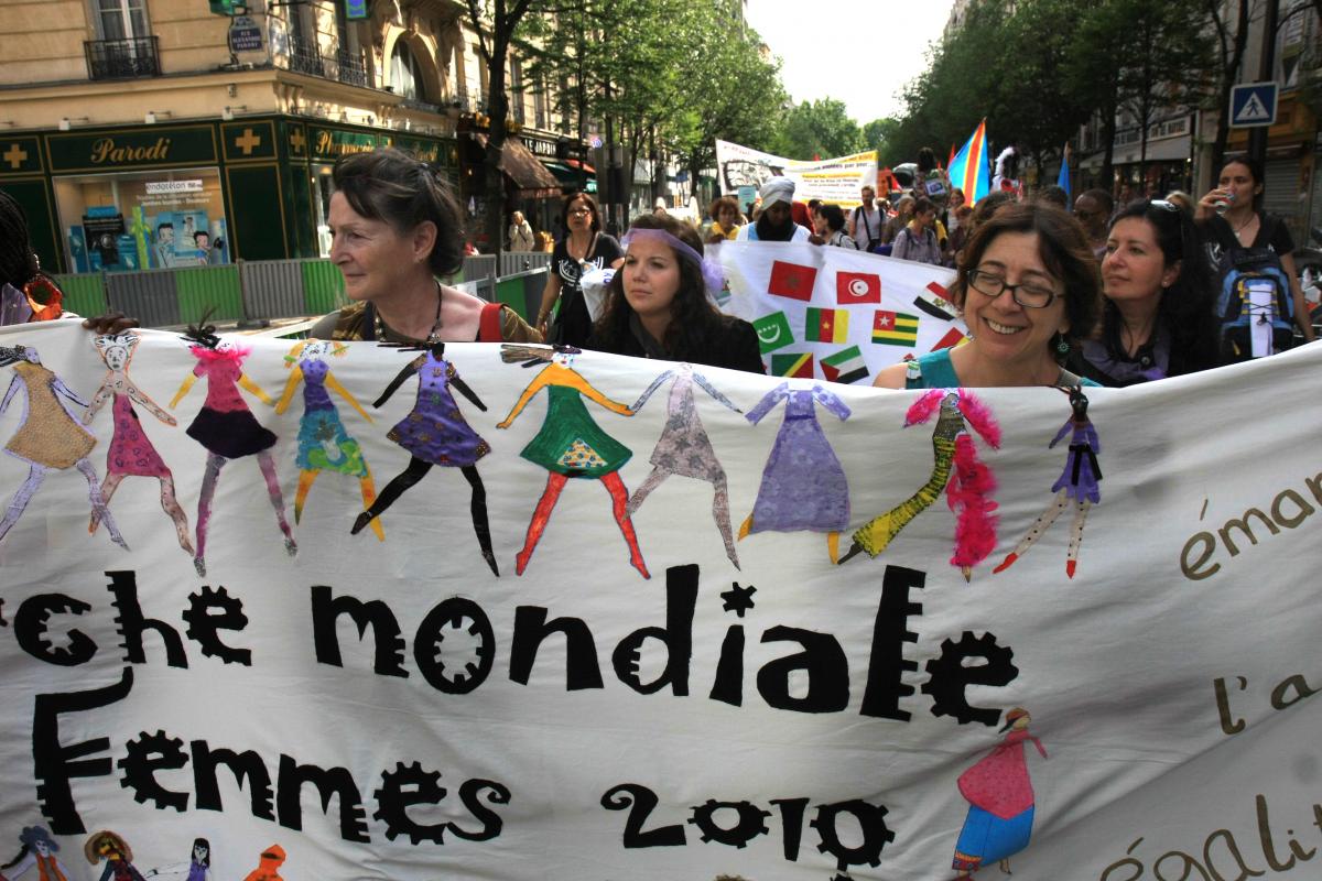 banderole marche mondiale