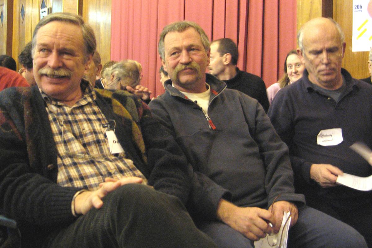 José Bové à la réunion nationale des collectifs