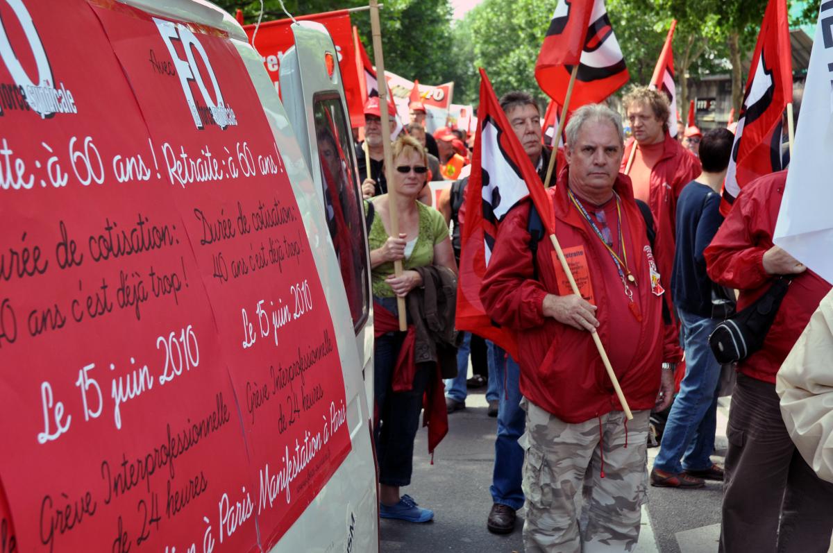 Manif retraite FO