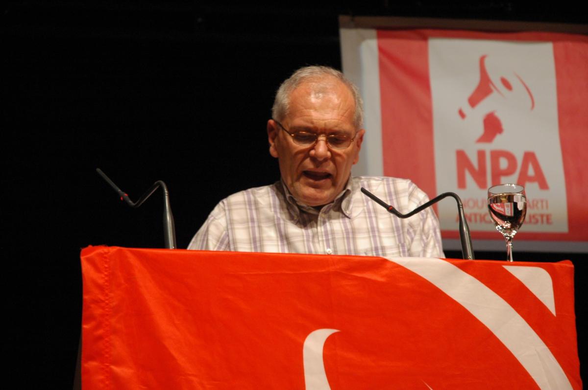 Tassos Anastasios, membre de la coalition Antarsya en Grèce.