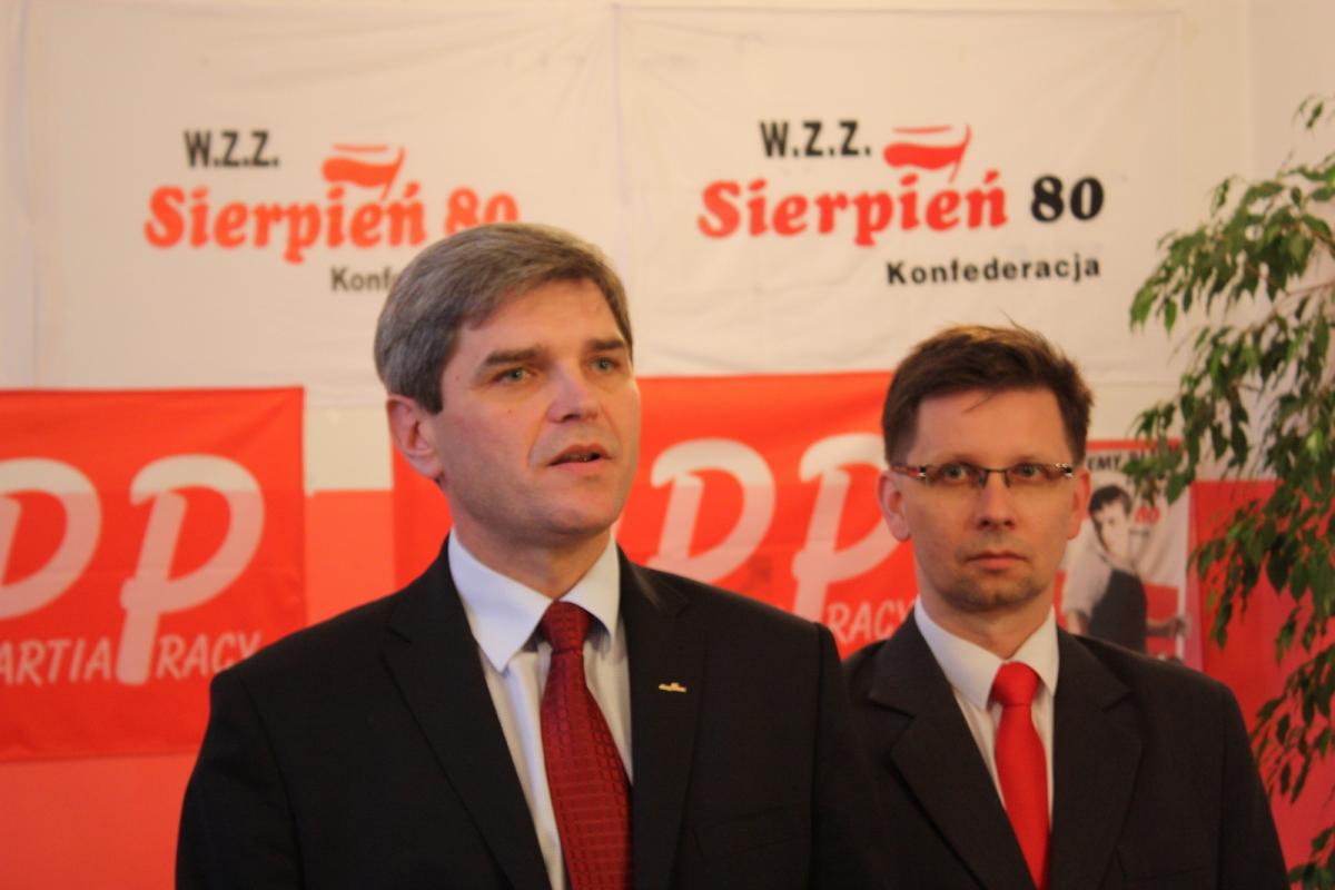 Boguslaw Zietek en conférence de presse