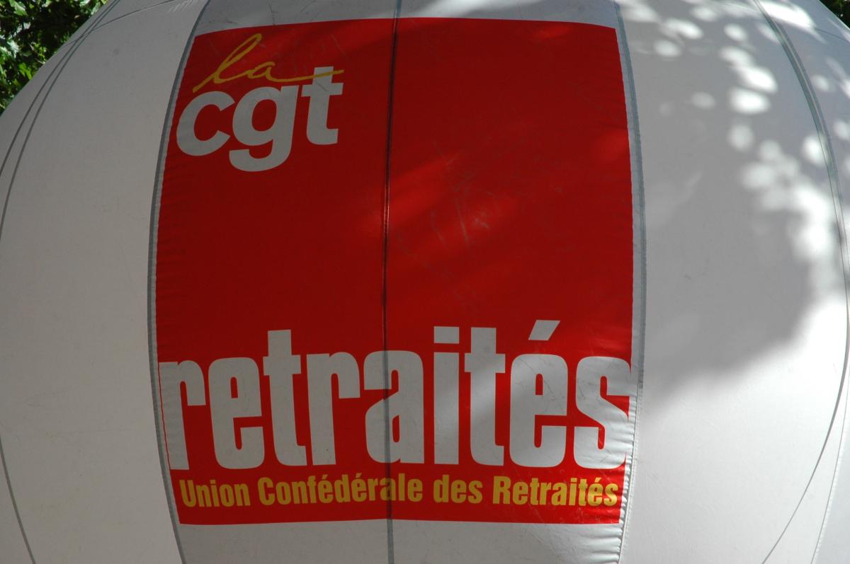 ballon de l'union confédérale des Retraités Cgt.
