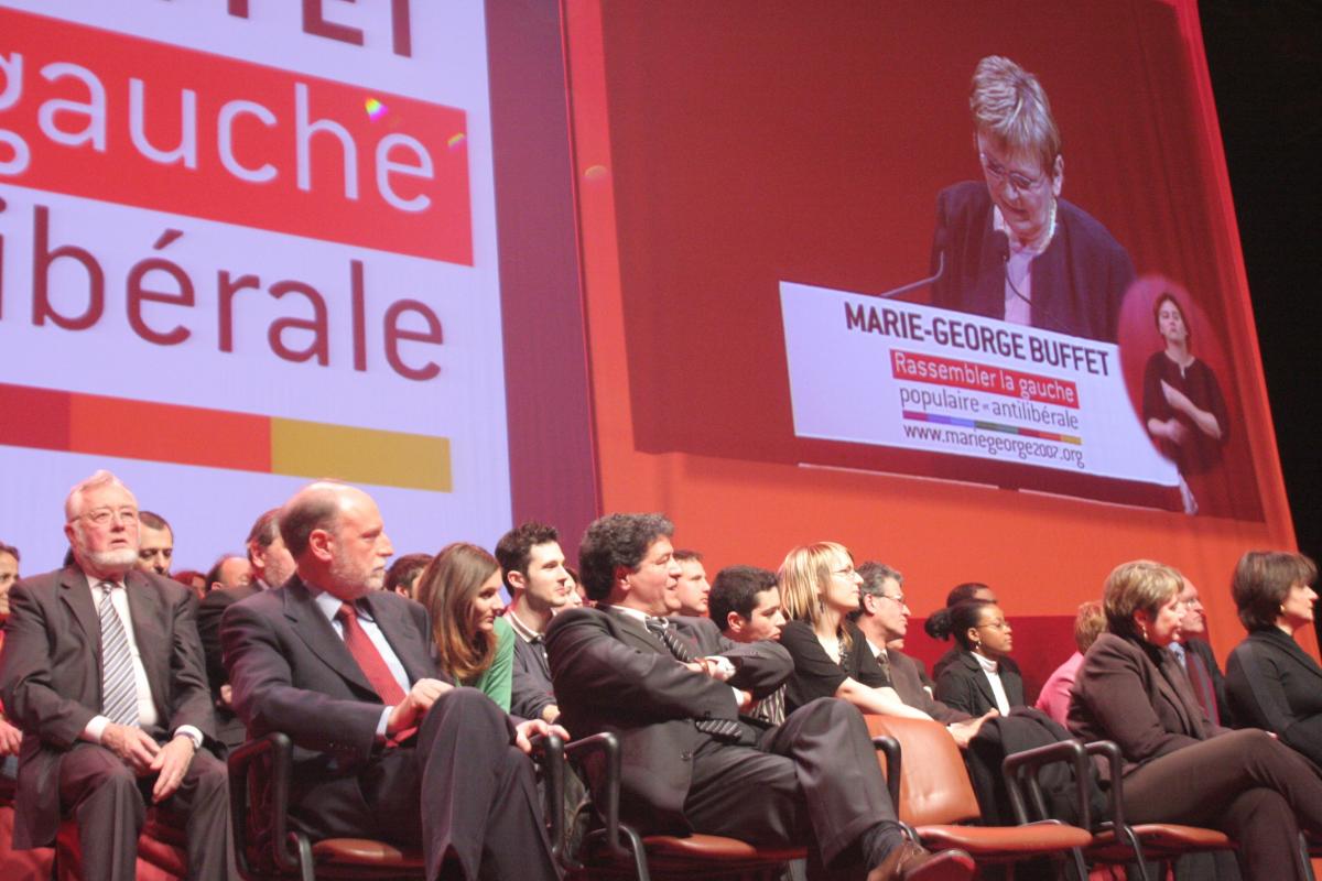 meeting Marie George Buffet au zénith 23 janvier 2007