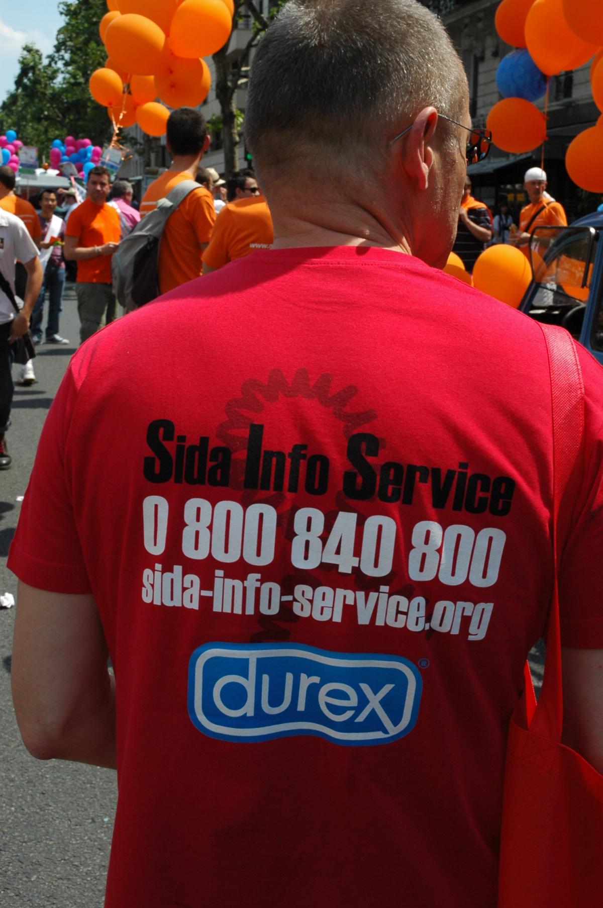 Tee-shirt,Sida Info Service,0 800 840 800.sida-info-service.org