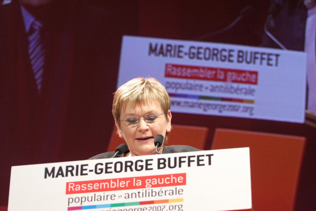 meeting Marie George Buffet au zénith 23 janvier 2007